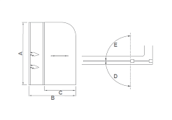Good Door Шторка для ванны SCREEN HS-100-C-CH – фотография-3