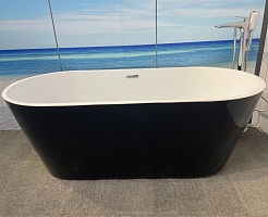 Ceruttispa Акриловая ванна Chika Nero 170x80 CT8559 – фотография-5