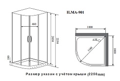 Timo Душевая кабина ILMA 909 Black – фотография-2