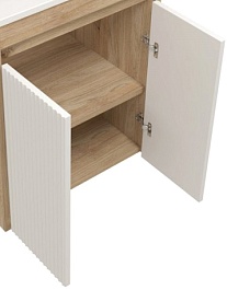 Teymi Фасад для тумбы Netta 50 Волна белый – фотография-1