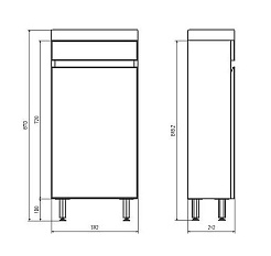 ASB-Mebel Тумба с раковиной Бари 40 – фотография-3