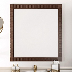 Opadiris Зеркало для ванной Фреско 100 орех – фотография-1