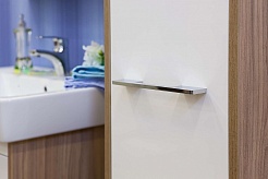 Sanflor Тумба с раковиной Ларго 2 80 вяз швейцарский, белая, Q 80 – фотография-10