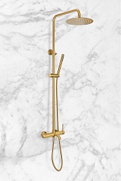 Milacio Душевая система Ultra MCU.151.SS золото брашированное – фотография-7