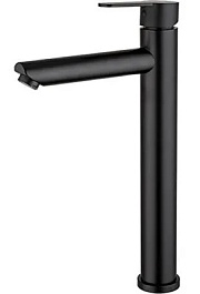 Frap Смеситель для раковины H801-6 F10801-62 черный – фотография-1