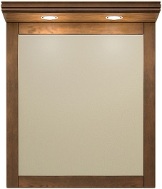 Opadiris Козырек к зеркалу Мираж 65 орех – фотография-2