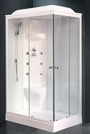 Royal Bath Душевая кабина 120/80 HP RB 8120HP7-WT-L с низким поддоном – фотография-1