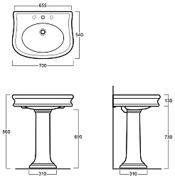 Simas Раковина Lante LA10 – фотография-2