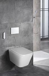 Azario Унитаз подвесной Nova AZ-2216 безободковый белый – фотография-2