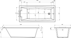 Marka One Акриловая ванна Aelita MG 165x75 – фотография-5