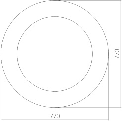Mixline Зеркало Премьер Солярис 77 – фотография-3