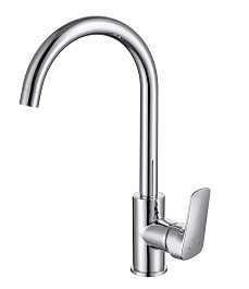 Aquatek Смеситель для кухни Вега AQ1082CR хром – фотография-1