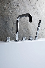 Allen Brau Смеситель на борт ванны Priority 5.31007-00 (с внутренней частью) хром – фотография-3