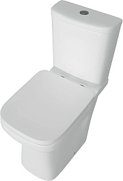 Vivon Унитаз-компакт Plat KWH05 безободковый с быстросъёмным сиденьем микролифт – фотография-6