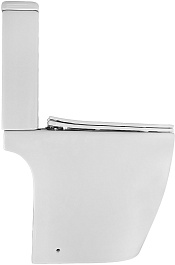 Azario Унитаз-компакт Leo AZ-1253CT безободковый с бачком с сиденьем микролифт белый – фотография-6