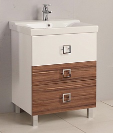 Акватон Тумба с раковиной Стамбул 65 М эбони темный – фотография-1