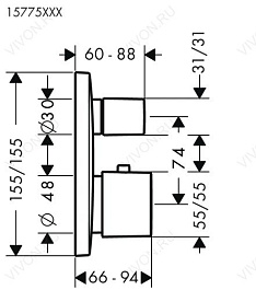 Hansgrohe Смеситель "PuraVida 15775400" – фотография-2