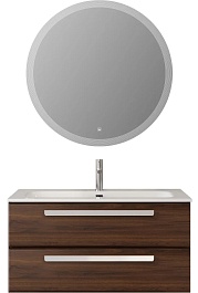 BelBagno Мебель для ванной Eco Cer-N 100 CZR-8073-100 орех шоколад софт ручки сатин – фотография-1