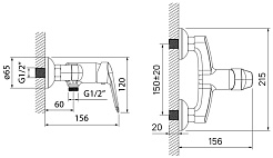 Iddis Смеситель для душа Torr TORSB00i03 – фотография-3