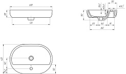 Cersanit Раковина Caspia 60 Oval – фотография-6