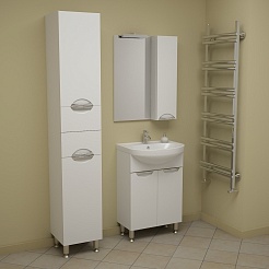 Bas Мебель для ванной "Ария 55" Эрика с пеналом – фотография-2