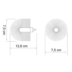 WasserKRAFT Ершик-щетка для унитаза K-012 запасная – фотография-2