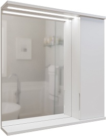 Mixline Мебель для ванной Лайн 70 R белая – фотография-8