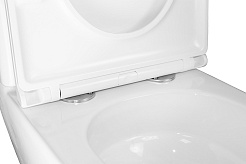 Azario Унитаз-компакт Joy AZ-2168-UQ3 безободковый с бачком с сиденьем микролифт белый – фотография-12