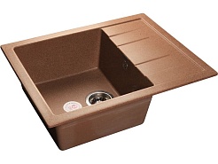 Granfest Мойка кухонная Quadro GF-Q650L Терракотовый – фотография-1