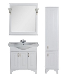 Aquanet Тумба с раковиной Валенса 90 белая (180045)  – фотография-2