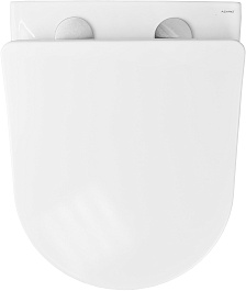 Azario Унитаз подвесной Gloria AZ-2003 безободковый белый – фотография-5