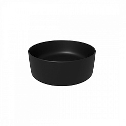 Teymi Раковина накладная в ванную Lina D41 чёрный матовый T50197 – фотография-2