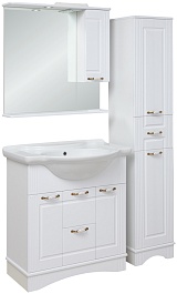 Runo Пенал для ванной Леон 35 R – фотография-2