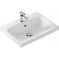 Velvex Тумба с раковиной Estea 50.1Y белая матовая – фотография-9