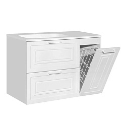 Style Line Тумба с раковиной Альба 90 L подвесная – фотография-5