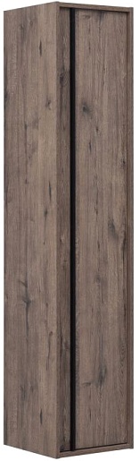 Aquanet Шкаф пенал Lino 35 подвесной дуб веллингтон – фото-1