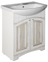 Mixline Тумба с раковиной Крит 65 патина золото