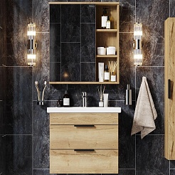 Onika Мебель для ванной Легран 60.13 (Como) подвесная дуб галифакс – фотография-1