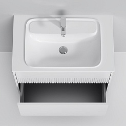 Am.Pm Мебель для ванной Func 80 подвесная белая матовая – фотография-7