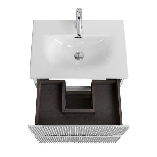 BelBagno Тумба под раковину Uno mini 50 подвесная Bianco Opaco – фотография-6