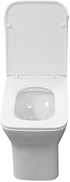 Azario Унитаз-моноблок Vero AZ-8608 безободковый с бачком с сиденьем микролифт белый – фотография-7