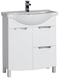 Aquanet Тумба с раковиной "Асти 75" с б/к – фотография-1