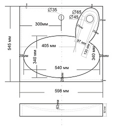 Andrea Раковина под стиральную машину COMFORT – фотография-3