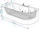 Grossman Акриловая ванна GR-17000-1L 170x80 с гидромассажем – картинка-14