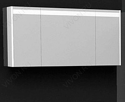 Aquanet Зеркальный шкаф "Лайн 120" камерино – фотография-2