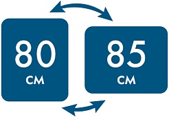 Dreja Зеркало Kvadro 80 с LED подсветкой – фотография-5