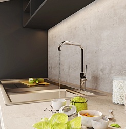 Mixline Смеситель для кухни 35k ML24-032 "Unito" хром – фотография-3