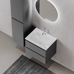 Sancos Мебель для ванной Folk 60 grey soft – фотография-4