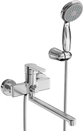 Lemark Смеситель для ванны Aura LM0651CH универсальный хром – фотография-1