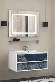 Акватон Мебель для ванной "Римини 100" ажур – фотография-1